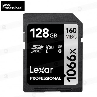 Memoria SD UHS-I SDXC 128GB Lexar PRO 1066x U3 V30