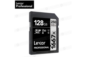 Memoria SD 128Gb Lexar PRO 1667x UHS-II SDXC - U3 - V30