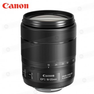 Lente Canon EFS 18-135mm f/3.5-5.6 Nano IS USM (nuevo)