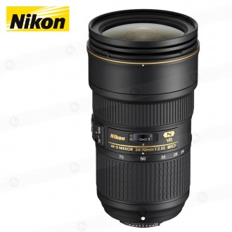 Lente Nikon AF-S 24-70mm F/2.8E ED VR (nuevo)*