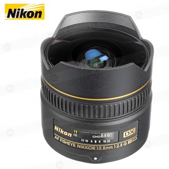 Lente Nikon AF DX Fisheye-NIKKOR 10.5mm f/2.8G ED (nuevo)*
