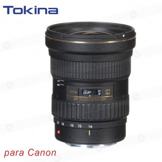 Lente Tokina AT-X 14-20mm f/2 PRO DX  para Canon EF (nuevo)