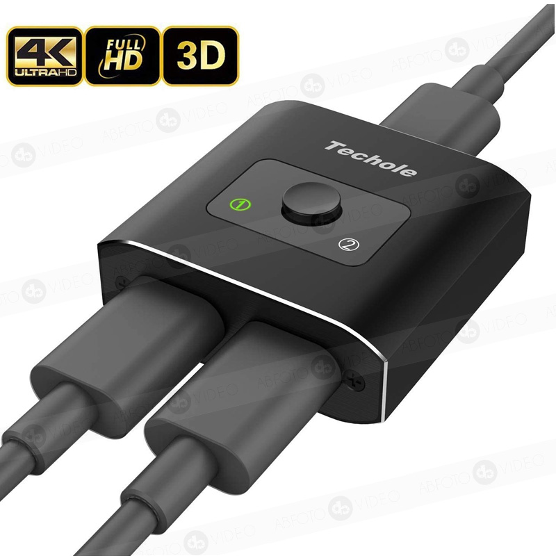 Interruptor Techole - Splitter HDMI 4K Full HD (2 entradas 1 salida)